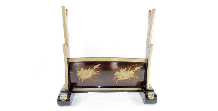 sword-rack (Mitsuba-aoi mon) Picture